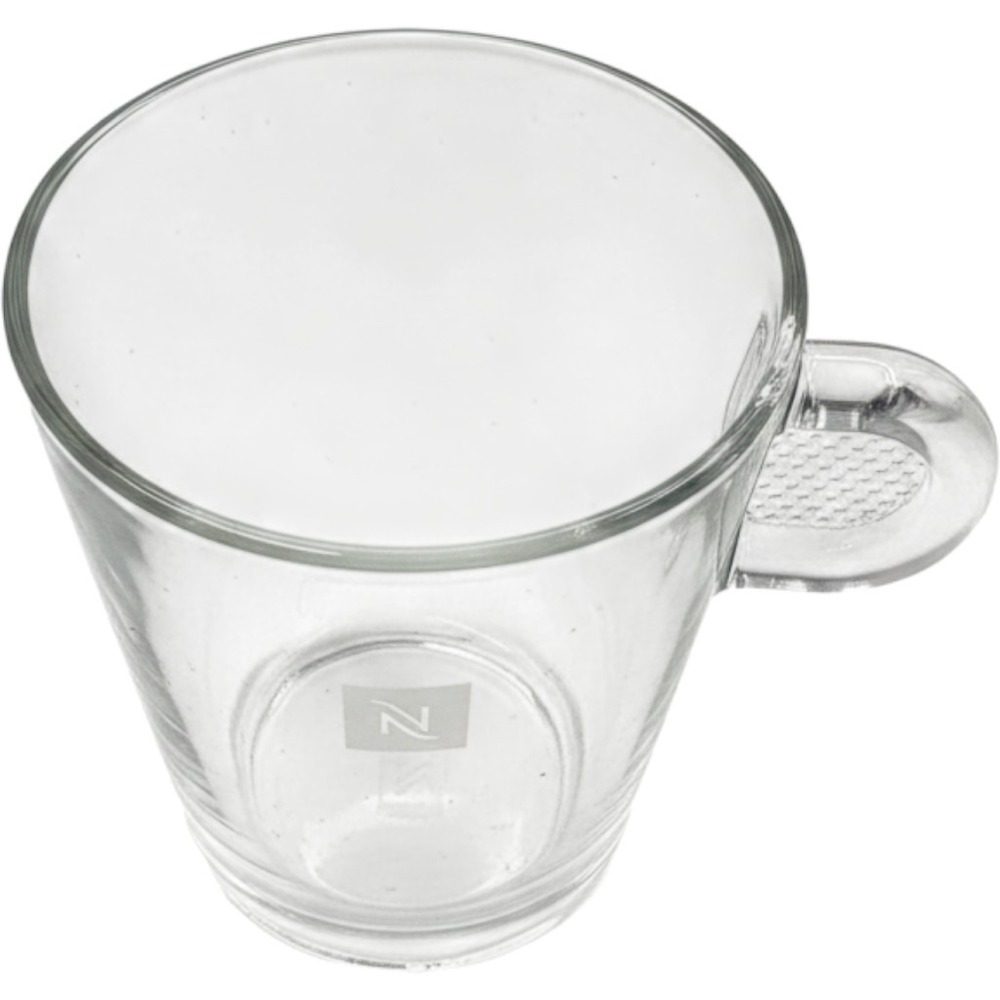 Nespresso View Collection Glass Coffee Mug ADN Design Clear Tempered Espresso T2